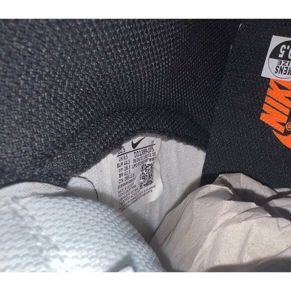 Nike Dunk High Black White (2021) Size 10.5- DD1399-105 - Picture 12 of 14